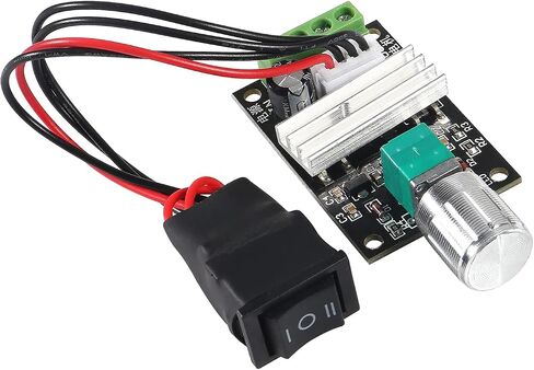 4PCS DC Motor Speed Controller, 6V 12V 24V 28V 3A 80W Adjustable Speed Controller Regulation Switch 1203BB DC Motor Driver Reversing in Saudi Arabia