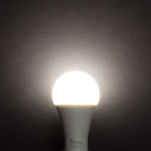 Simba Lighting LED GU24 A19 Light Bulb 9W 60W to 75W Replacement (4 Pack) 120V 2 Prong Twist and Lock Base for Ceiling Lights, Pendants, Outdoor Lanterns, Floor Lamps, Non-Dimmable, 5000K Daylight in Saudi Arabia