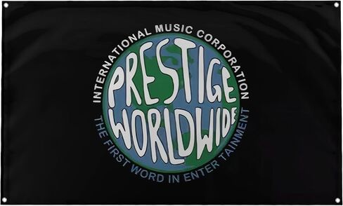 Banger - Prestige Worldwide International Music Corporation Step Brothers Movie College Dorm Room لافتة علم Frat مقاس 3x5 أقدام in Saudi Arabia