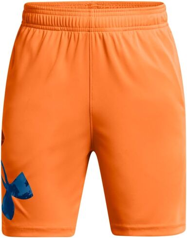 Under Armour Boys' Tech Big Logo Shorts, (810) Atomic / / Photon Blue, Small in Saudi Arabia