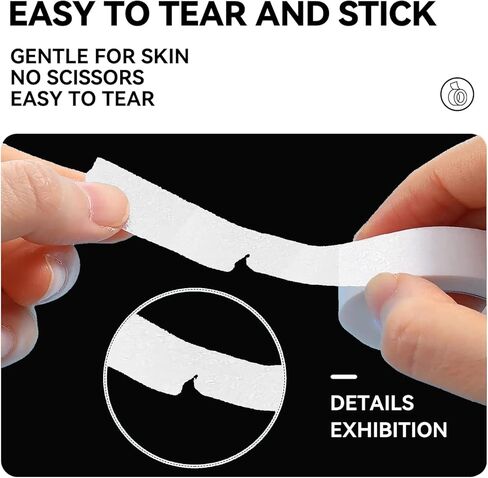 Nicime 10 Rolls 0.5 Inch Breathable Skin Tape, Face Tape Nose Tape, Flexible Stretch Bandages for Wound Injuries Swelling Sports (10Yards/Roll, White) in Kuwait