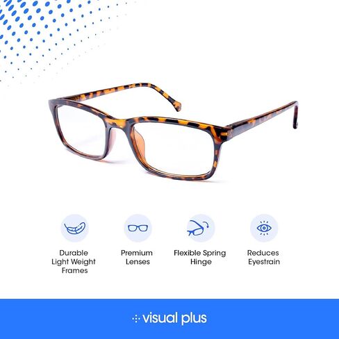 Blue Light Blocking Reading Glasses for Men and Women | Anti Eyestrain, Computer Reading Glasses, Gaming Glasses, TV Glasses for Women and Men (Black, 0.00 Strength) in Saudi Arabia
