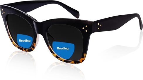 Oversized Bifocal Sunglasses for Women UV Protectin Bifocal Sun Readers for Driving, Vacation, Outdoor in Saudi Arabia