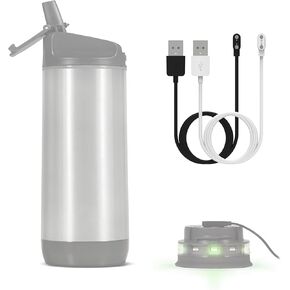ECSEM Replacement Charger Compatible with HidrateSpark Pro Charging Cable Smart Water Bottle Accessory Portable USB Cord for HidrateSpark Pro Charger