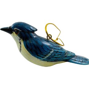 Westmon Works Blue Jay Ornament Realistic Christmas Tree Decoration Polyresin, 4 Inches