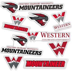 Desert Cactus Western Colorado University Mountaineers Stickers Vinyl Decals Laptop Water Bottle Car Scrapbook T2 (Type 2)