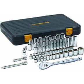 GEARWRENCH 49 Pc. 1/2" Drive 6 Pt. 120XP Mechanics Tool Set, Standard & Deep, SAE/Metric - 80700P