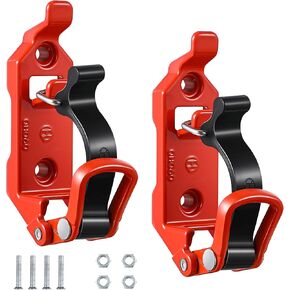 Saillong Shovel Mount for Roof Rack, Metal Rubber Clamps, Wall Mounting Brackets, Quick Release Axe Holder Mount Kit, Car Accessories for Roof Rack Truck Boats Military Equipment and Tools(2 Pcs)