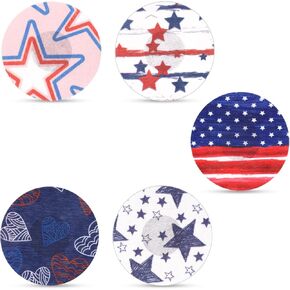 25pcs Adhesive Patch for Libre 2/3, Waterproof CGM Sensor Covers Star Independence Day Blood Sugar Monitor Adhesive Patch American Flag Sensor Stickers Compatible with Freestyle Libre (5 Styles) in Kuwait