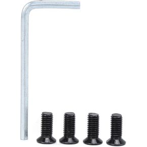 VBESTLIFE E-Scooter Hex Wrench Tool Kit, 4Pcs E-Scooter Handlebar Front Fork Tube Screws with Hex Wrench Tool for Electric Scooter
