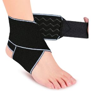 2 PACK Ankle Brace, Ankle Compression Sleeve with Adjustable Strap Ankle Support for Sprained Ankle, Achilles Tendon, Plantar Fasciitis & Sports (Blue) in Saudi Arabia