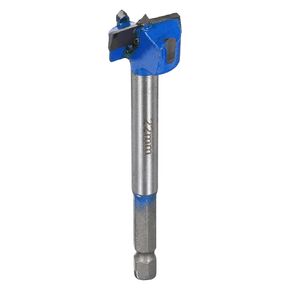 uxcell Forstner Drill Bits 25mm, Tungsten Carbide Wood Saw Auger Opener, Woodworking Hinge Hole Drilling Boring Bit Cutter (Blue, Gray)