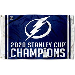 Tampa Bay Lightning 2020 Champions Outdoor Flag 3x5 Banner