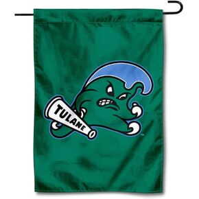 Tulane Green Wave Angry Wave Garden Flag