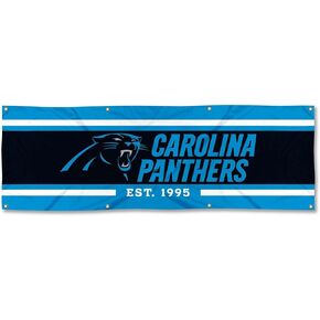 Carolina Panthers Large 2x6 Foot Banner