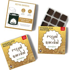 Aromafume Pink Rose Incense Bricks (3 Trays x 9 Pieces Each) | Ideal for Romance, Sensuality, Lifting Vibrations, Preparation for Prayer, Relaxation & Rituals, Temple & Mosque | Refill Pack in Kuwait