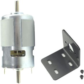 775 محرك عزم دوران كبير 12 فولت 4000 دورة في الدقيقة / 24 فولت 8000 دورة في الدقيقة محرك مزدوج عالي السرعة بتيار مستمر مع حامل in Kuwait