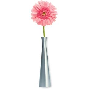 Tablecraft 7" Decorative Tabletop Metal Flower Vase | Commerical Quality for Restaurant or Home Use, Silver