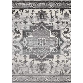 LUXE WEAVERS Farmhouse Abstract Gray 8x10 Area Rug
