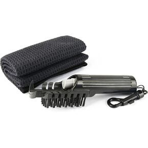 Golf Towel and Golf Brush Club Groove Cleaner Golf Cleaning Tool Set, Gifts for Men, Women, Children