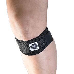 Vital Salveo- Elastic Breathable Knee Patella Wrap Compression Bandage Brace Support Straps for Pain Relief, Joint Stabilize for Men Women Basketball, Tennis, Soccer, Football (Pair) Black /2"* 16"