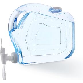 Arrow Home Products Ultra Drink Dispenser for Fridge, 2 Gallon - Plastic Beverage Dispenser with Spigot for Easy Dispensing - BPA Free Clear Plastic - Convenient Handle, Easy-Pour Spout