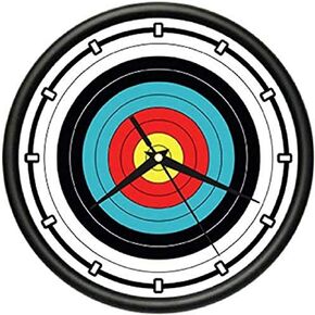 SignMission Archery Clock Wall Target Bow Arrows Bowhunting Gift