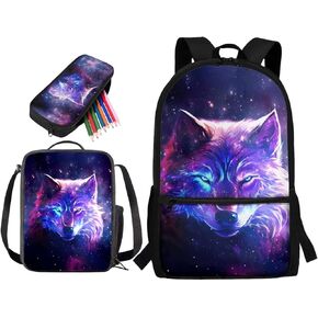 Sea Turtle Ocean Printed Backpack Set for Child, Large Capacity School Bag Set with Thermal Lunch Box, Lightweight Student Bookbag for Preschool Primary with Pencil Case