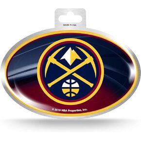 Rico Industries NBA unisex-adult Double Up Die Cut 2-Piece Sticker Sheet