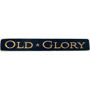 Old Glory Engraved Wood Block Sign With Star Distressed Country Primitive Americana Patriotic Décor