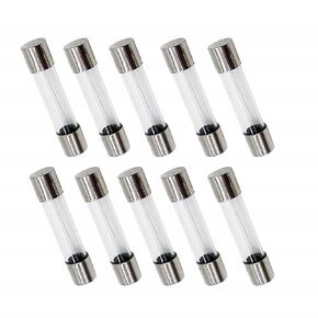 10pcs F10AL250V 6x30mm 10A Fast Slow Fuse 250V Glass Fast Acting Fuse for Klipsch KSW-12