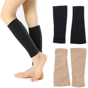 2 Pair Compression Socks for Leg Support ,Varicose Veins Socks Beauty Stretch Fitness Slim Health Calf Leg
