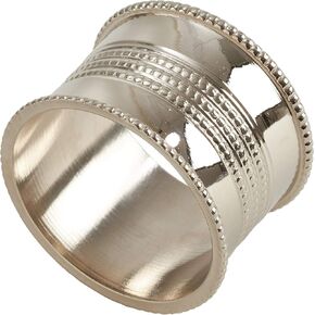 Dotted Design Napkin Rings (Set of 4)