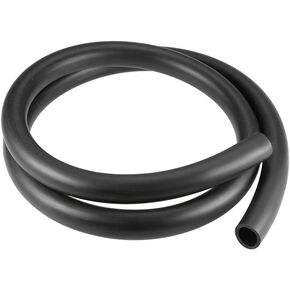 uxcell Lubricating Oil Hose, 19mm(3/4") ID x 25mm(63/64") OD 4.92Ft/1.5M Rubber Water Hose Pipe Tubing Black