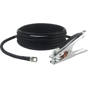 300 Amp Welding Ground Clamp Lead Assembly - Terminal Lug Connector - #1 AWG cable (15 FEET) in Saudi Arabia