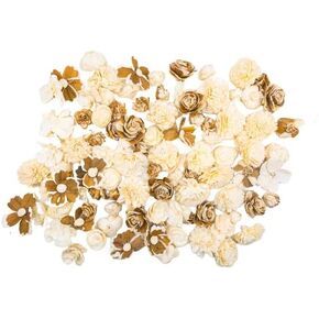 Sola Wood Flowers Mini Random Assortment - 150 pcs, Artificial Flowers for Decoration, Flower Bouquets, Centerpieces and DIY Home Decor