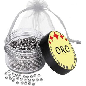 ORO Cleaning Beads 1100 Reusable Decanter Cleaning Balls 3mm Cleaner Pellets with a Organza Bag for Vases, Wine, Kombucha, Shisha Vases, Flasks, Thermos Bottles and Other Glassware