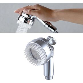 Sink Faucet Sprayer Attachment,Salon Shampoo Bowl Spray Head Side Control Button Pedicure Chair Sprayer Shower Head Adjustable Handheld Shower Head Salon & Spa Chairs Sprayer Head with Meridian brush