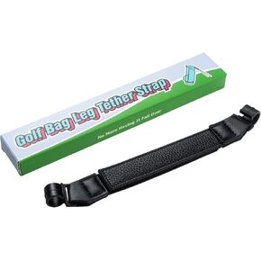 mytag Golf Bag Leg Tether Strap, Golf Bag Leg Stabilizer Straps Golf Club Bag Accessories, Preventing Stand Bag Falls (Black)
