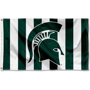 Michigan State Spartans Stripe Out Flag