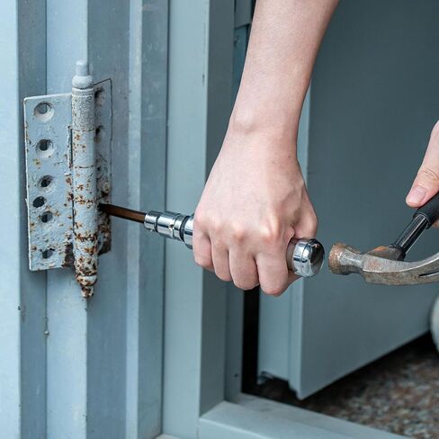 WEIKEISA1/2'' Hand Impact Driver ，13pcs Screw Extractor Set, Hammer Impact Screwdriver, For Removing Damaged, Frozen, Rusted Screws and Fasteners, with Storage Case in Kuwait