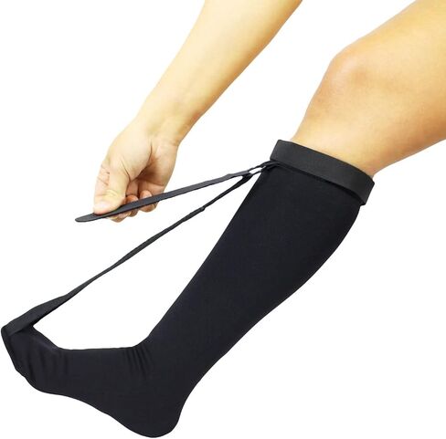 Plantar Fasciitis Stretch Sock Non Slip Calf Night Relief for Heel High Arch Pain Achilles Tendonitis Therapy Foot Support Sleeve Stretcher Compression Sleeve Men Women Ultrastretch Night Sock in Saudi Arabia