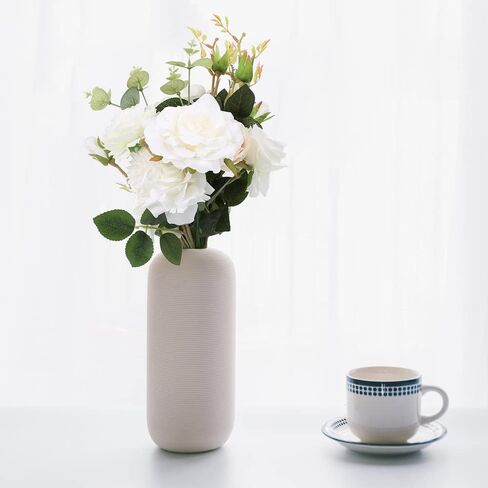 White Silk Rose Flowers Heads,4.3inch 20pcs Artificial stemless Flower Heads for DIY Wedding Bouquets Baby Shower Centerpieces Floral Arrangements Party Tables Home Decorations(White) in Saudi Arabia