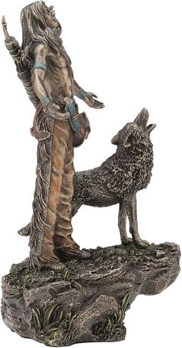 JFSM INC. Native American Warrior Praying Statue Sculpture Figurine in Saudi Arabia