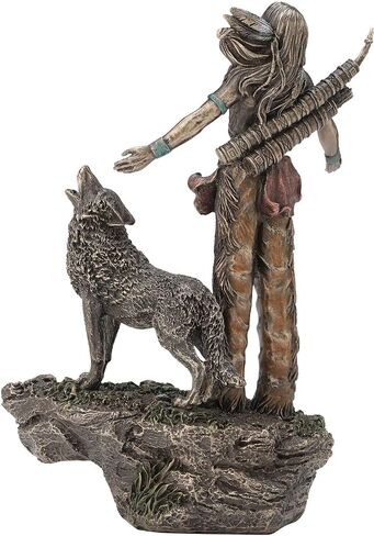 JFSM INC. Native American Warrior Praying Statue Sculpture Figurine in Saudi Arabia