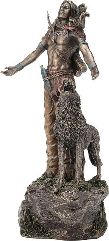 JFSM INC. Native American Warrior Praying Statue Sculpture Figurine in Saudi Arabia
