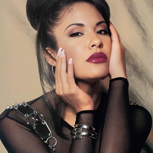 مور سيلينا نسيج كوينتانيلا راية ألبوم الموسيقى ملصق جدار معلق العلم (3x3ft، 150D بولي HD الطباعة) لديكور جدار المرآب النوم in Kuwait