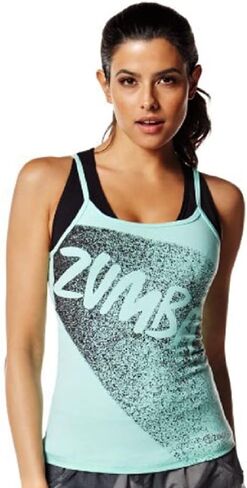 Zumba Wear Women's Slim Shaded Spaghetti Tank Tee in Saudi Arabia