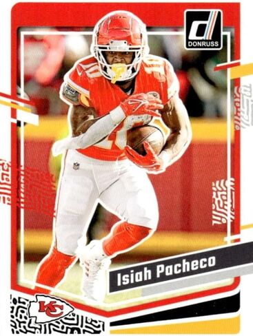 Kansas City Chiefs 2023 Donruss Factory Sealed 13 Card Team Set with Patrick Mahomes and Travis Kelce Plus a Rashee Rice Rated Rookie Card SUPER BOWL CHAMPIONS in Saudi Arabia
