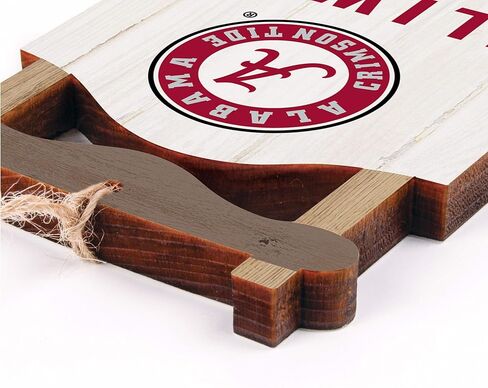P. Graham Dunn جامعة ألاباما بطولة Crimson Tide 5 × 2.625 زخرفة خشبية للعطلات in Kuwait